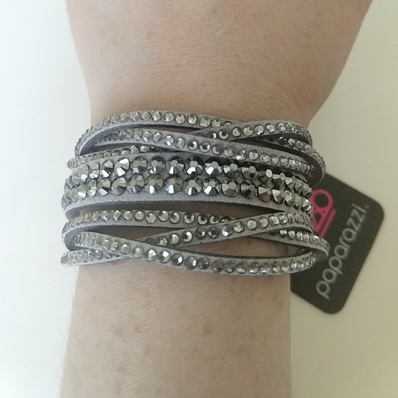 paparazzi Jewelry - Faux Suede Bracelet